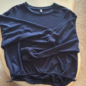 Fabletics Navy Blue Sweatshirt